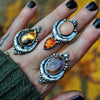 SALE - Size 8, Autumn Light, Super Seven Amethyst