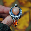 Size 6.75-7, Autumn Light, Oregon Opal and Baltic Amber