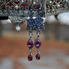 The Blood is The Life, Earrings, Dracula, Garnet