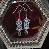 The Castle is Old, Earrings, Dracula, Garnet