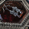 The Castle is Old, Earrings, Dracula, Garnet