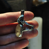 SIZE 7.5, The Castle is Old, Dracula, Garnet in Quartz