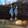 Falling Leaves, Earring Pair