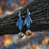 Falling Leaves, Earring Pair