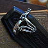 SIZE 7.5, The Castle is Old, Dracula, Garnet in Quartz