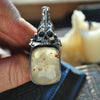 SIZE 7.5, The Castle is Old, Dracula, Garnet in Quartz