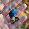 Falling Leaves, Earring Pair