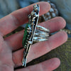 Size 8-9, Baby Yule Goat Frith, Raw Malachite