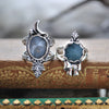 Size 5.5, Moon&Star, Moonstone and Aquamarine