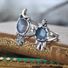 Size 5.5, Moon&Star, Moonstone and Aquamarine