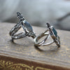 Size 5.5, Moon&Star, Moonstone and Aquamarine