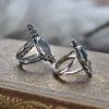 Size 5.5, Moon&Star, Moonstone and Aquamarine