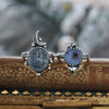 Size 6, Moon&Star, Agate and Topaz