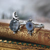 Size 6, Moon&Star, Agate and Topaz