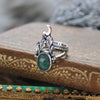Size 6.25, Winter Greenery, Emerald