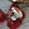 Size 7.5-8, Candy Empress Ring, Pink Opal