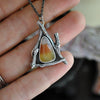 Custom Order!! October House NECKLACE, Sterling and Fine Silver