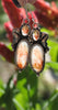 EARRINGS, Ocean Expedition, Seahorse Earrings, Sunstone and Dendritic Agate