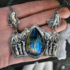 Pendant, Blue Flame, Superstions & Lore, Labradorite