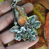 Pendant, Falling Leaves, Superstions & Lore, Included Quartz