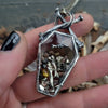 Thread to the Underworld! Pyrite, Garnet, Diamond, Sapphire Coffin