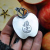 Pendant, Sacred Apple, Garnet and Spinel