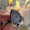 Size 7, Blue Flame, Superstions & Lore, Moonstone