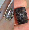 Custom Order!! SUPER SEVEN, Holy Crest Ring, Sterling and Fine Silver and Brass