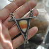 Custom Order!! Purple Labradorite, Witching Woods Ring OR Necklace, Sterling and Fine Silver