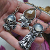 PENDANT, Bouquets Brought on Bat Wings, Rutilated Quartz