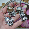 PENDANT, Bouquets Brought on Bat Wings, Rutilated Quartz