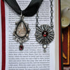 The Bloofer Lady, Pendant, Dracula, Garnet and Moonstone