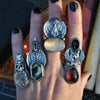 SIZE 7.25, The Coach Driver, Dracula, Garnet in Quartz